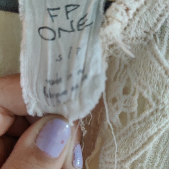 Free People Delicate Long Sleeve Dress size S - Picture 5 of 6